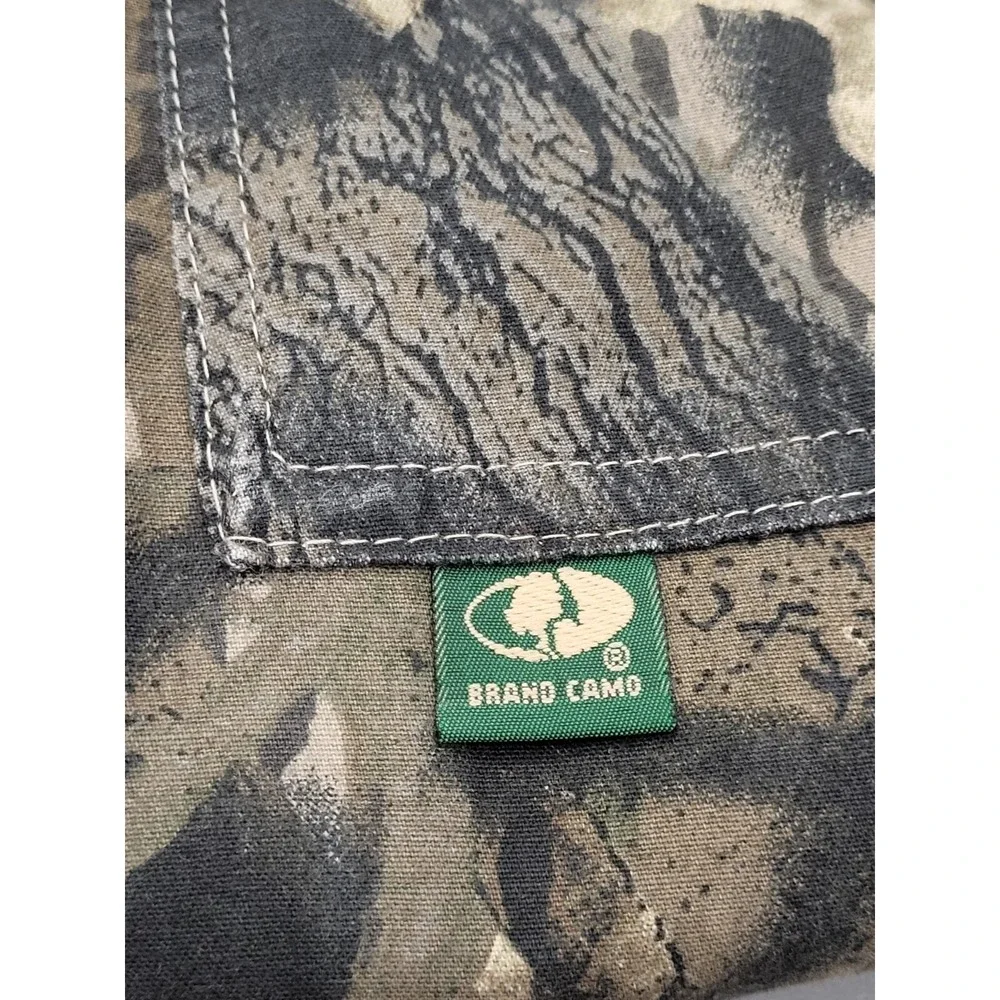 Vintage Mossy Oak Pants Men's 3XL Breakup Camo Hunting Adjustable Waist USA